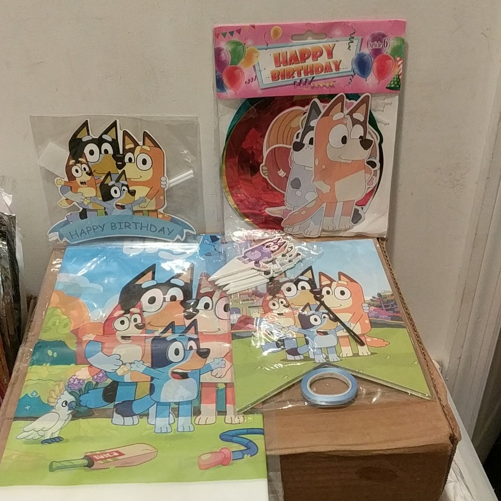 Bluey Birthday Party Decorations